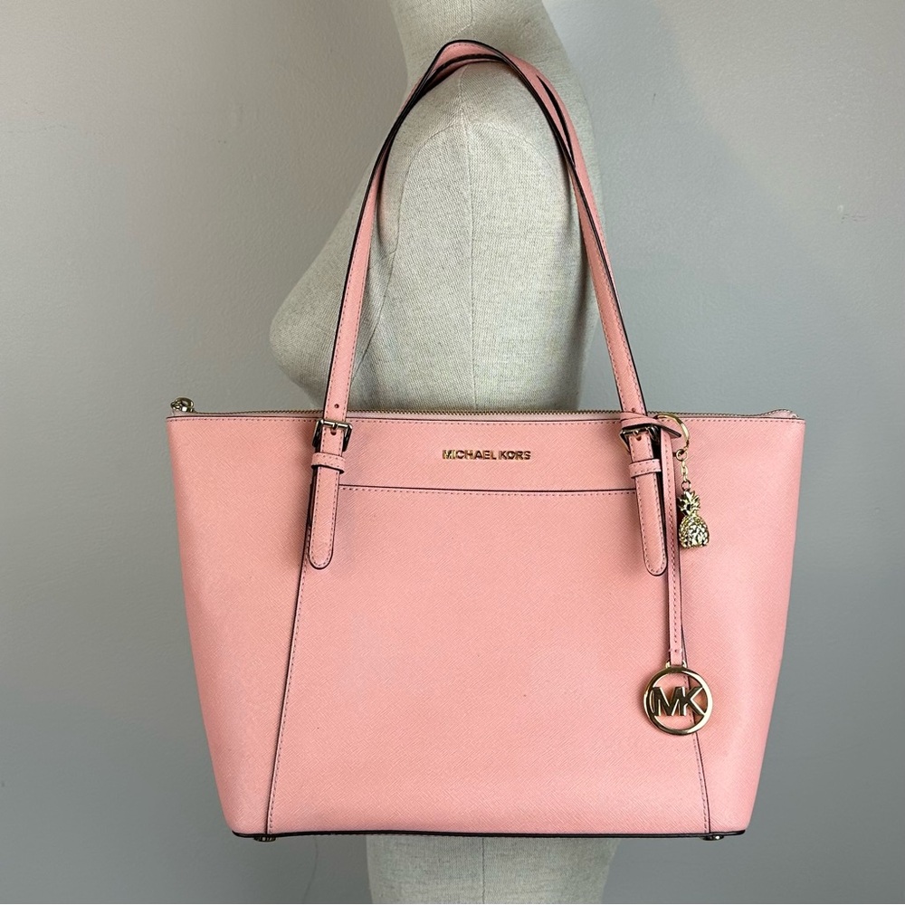 Michael Kors Pink Tote Bag & Wallet Set